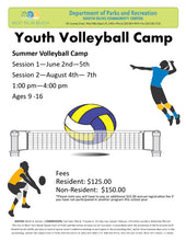Load image into Gallery viewer, Summer Camps 2025 - SR1 Volleyball