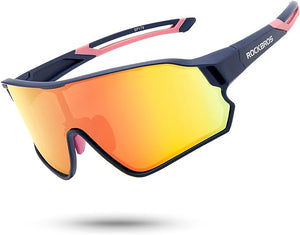 ROCKBROS Polarized Full Lens Sunglasses Outdoor Sports Eyewear UV400 - SR1 Volleyball