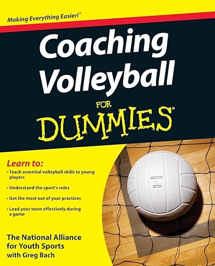 Coaching Volleyball For Dummies Paperback - SR1 Volleyball