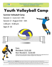 Load image into Gallery viewer, Summer Camps 2026 - SR1 Volleyball
