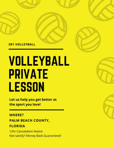 Private Lessons - SR1 Volleyball